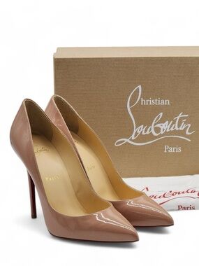 100% Authentic Christian Louboutin Pigalle Follies 100 Patent